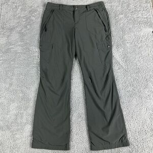 Eddie Bauer Gorpcore Outdoor Hiking Fleece Lined Pants 10 Grey Fleece Thermal